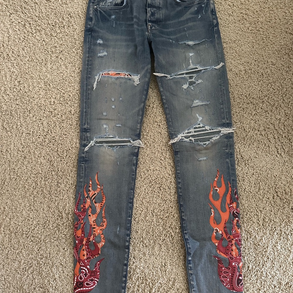 AMIRI Blue Denim Jeans
